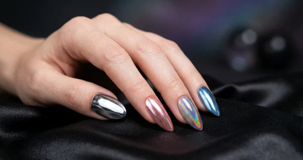 Chrome Nails for Summer That Look Futuristic & Chic