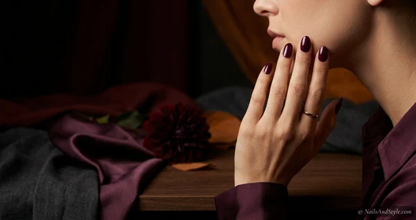 26 Dark Plum Nail Ideas for a Chic Fall Look