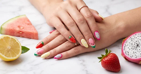 Fruit Nail Designs for Summer That Are Cute & Playful