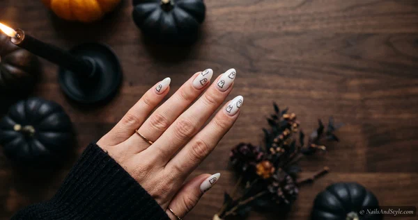 13 Halloween Nail Sticker Ideas That Are Scary Easy to Do