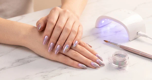 How to Do Chrome Nails at Home (Chrome Powder Step-by-Step)