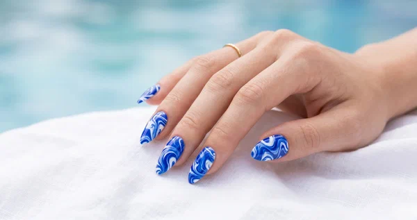 How to Do Water Marble Nails at Home (Easy Tutorial)