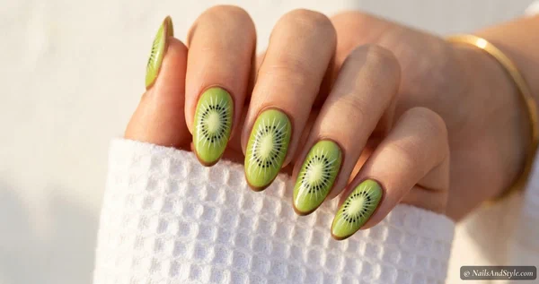 How to Create Kiwi Nail Designs at Home