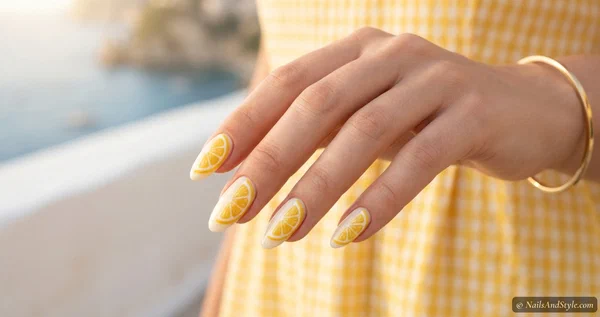 How to Create Lemon Nail Art for Summer How to Create Lemon Nail Art for Summer
