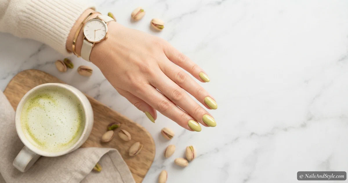24 Pistachio Green Nail Ideas for a Fresh Summer Look 24 Pistachio Green Nail Ideas for a Fresh Summer Look