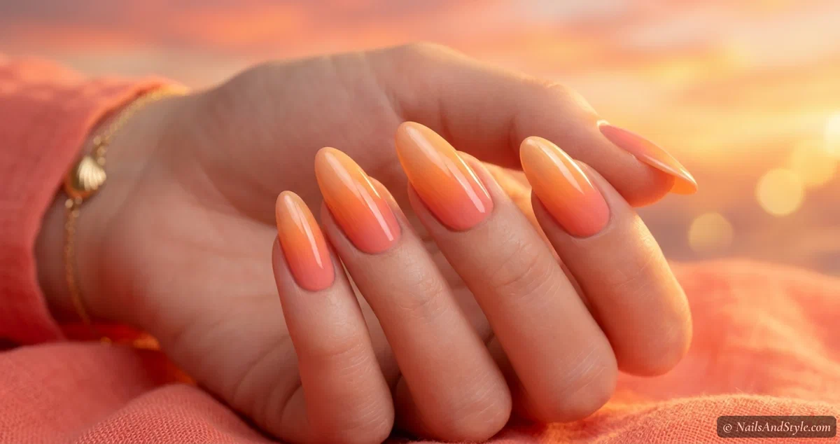 Sunset Beach Nails: Gradient Ideas