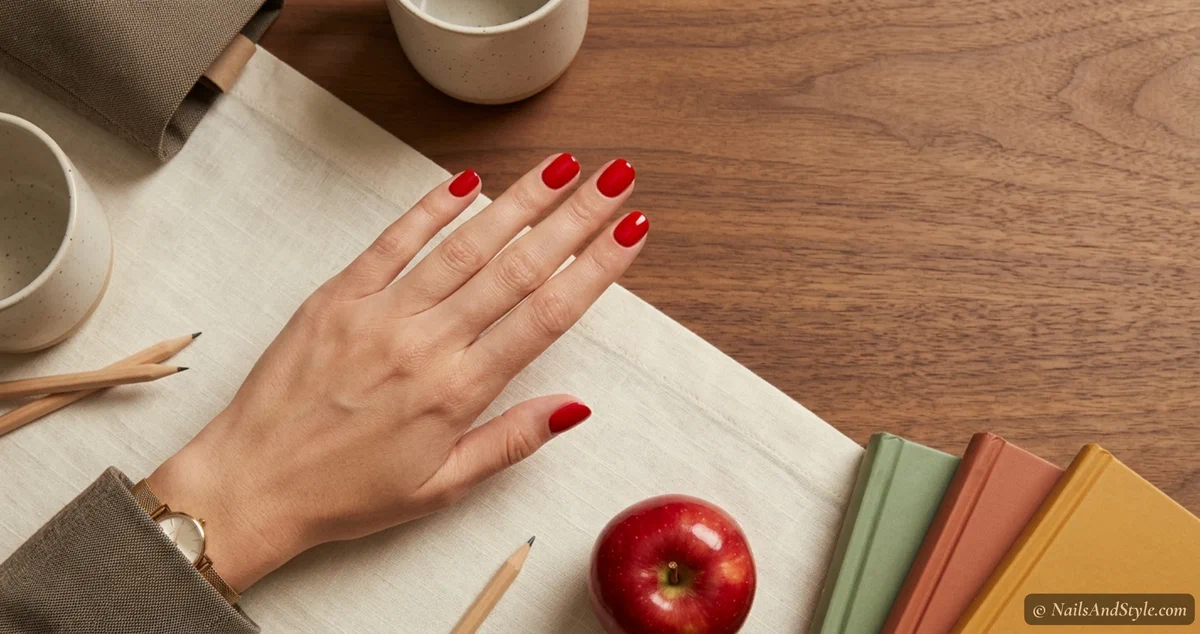 27 Teacher Nail Ideas That Are Cute and Professional 27 Teacher Nail Ideas That Are Cute and Professional