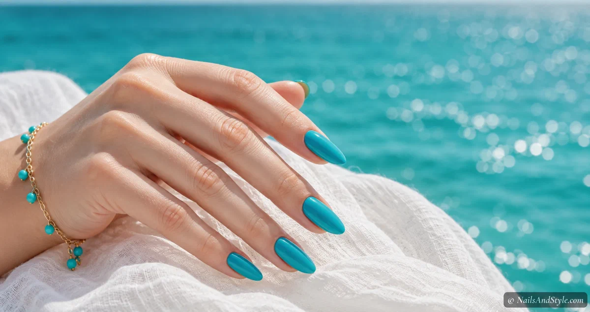 Turquoise & Aqua Beach Nail Designs: 20+ Summer Ideas