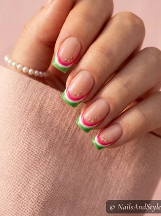 3D Watermelon Nails nail design idea