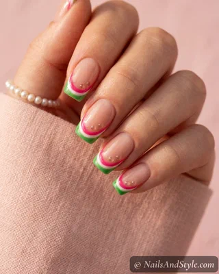 3D Watermelon Nails nail design idea