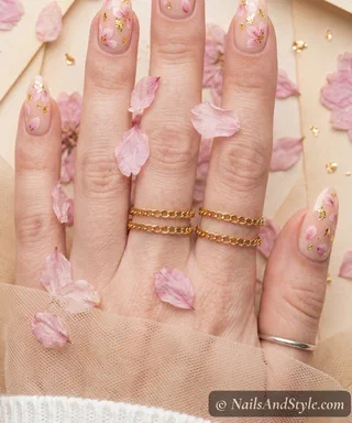 Cherry Blossom Nails nail design idea