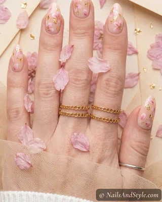 Cherry Blossom Nails nail design idea