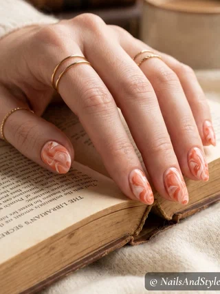 Coral Nail Art for Sunny Days