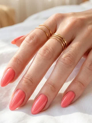 Warm Coral Glow for Summer