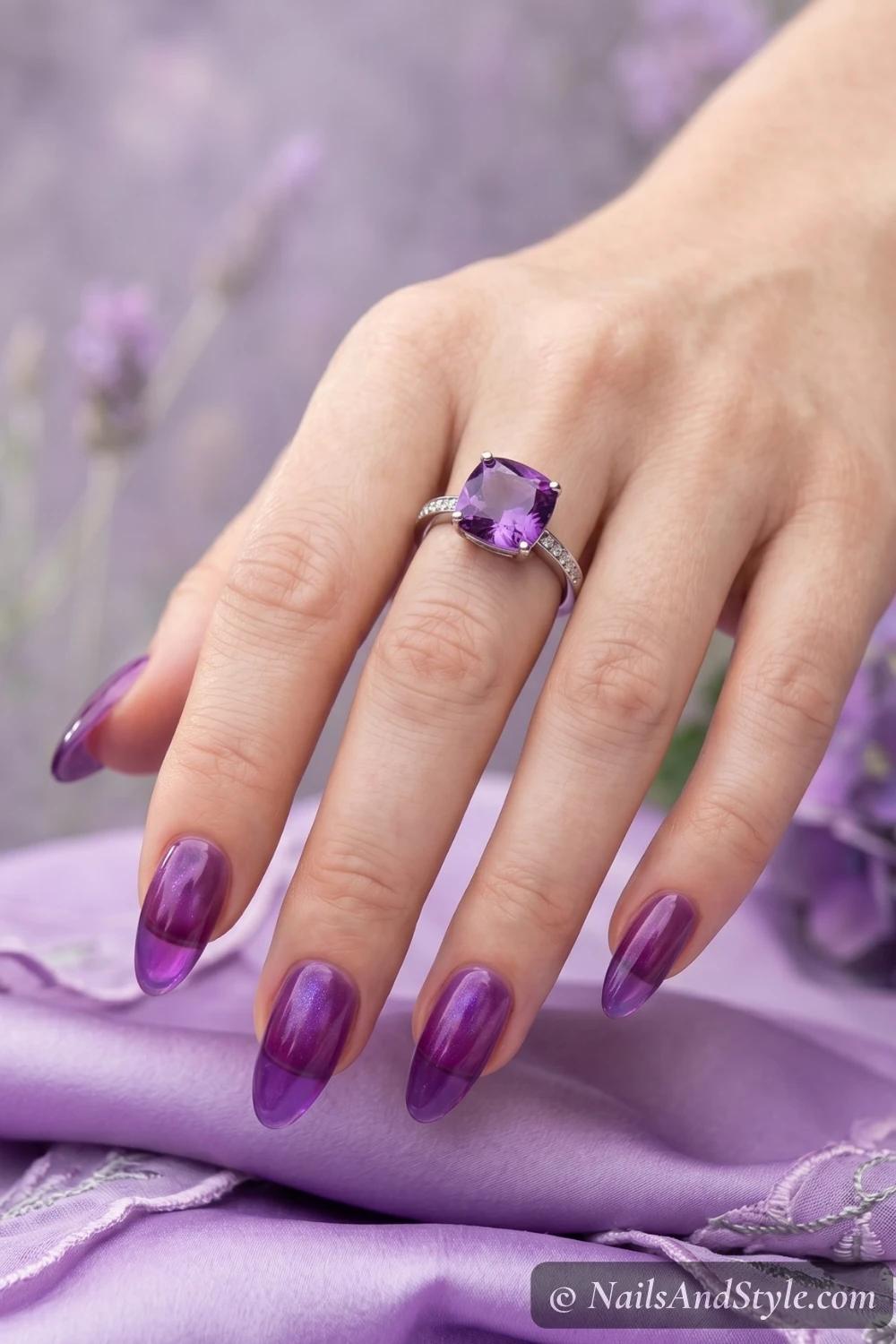 Grape jelly nails