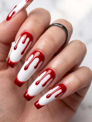 8 Dramatic Halloween Nails for Long Nails