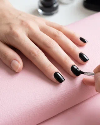 Chrome Powder Nails nail design idea