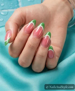 Watermelon Nails nail design idea