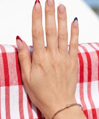 Nautical Nail Art nail design idea