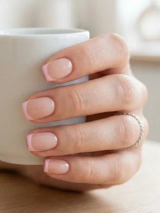 Pink Summer Nails nail design idea