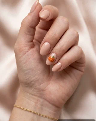 Pumpkin Patch Nails nail design idea
