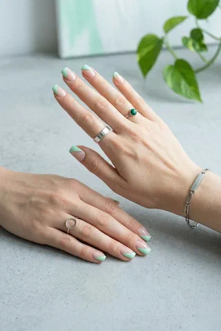 Classy Spring Nails nail design idea