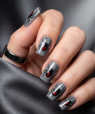 Spooky Halloween Nails nail design idea