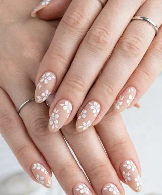 Spring Floral Nails nail design idea