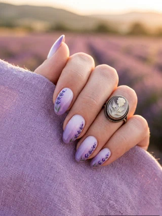 Dreamy Spring Blooms on Nails Dreamy Spring Blooms on Nails