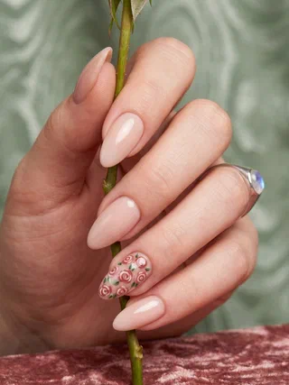 Spring Flower Nails nail design idea