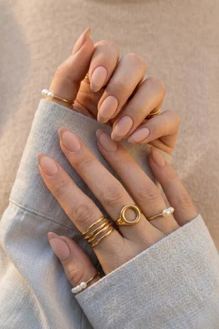 Spring French Tips nail design idea