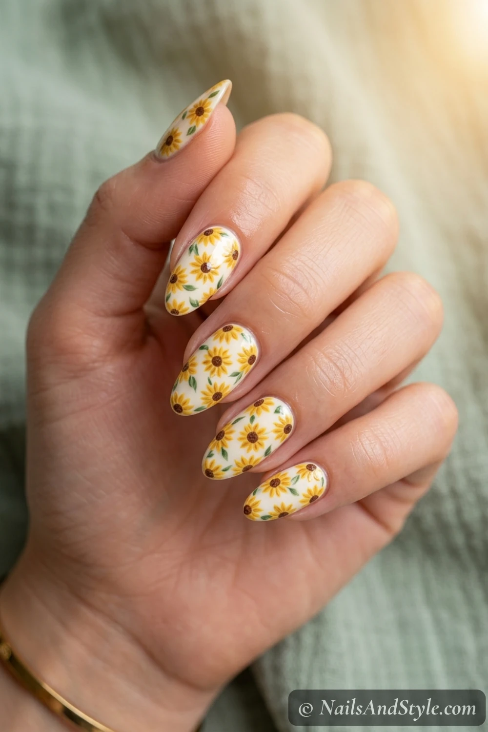 Sunflower field nails
