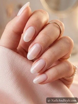 Clean White Nails for Summer