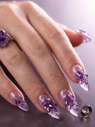 8 Mystic Crystal Nails for Spooky Season